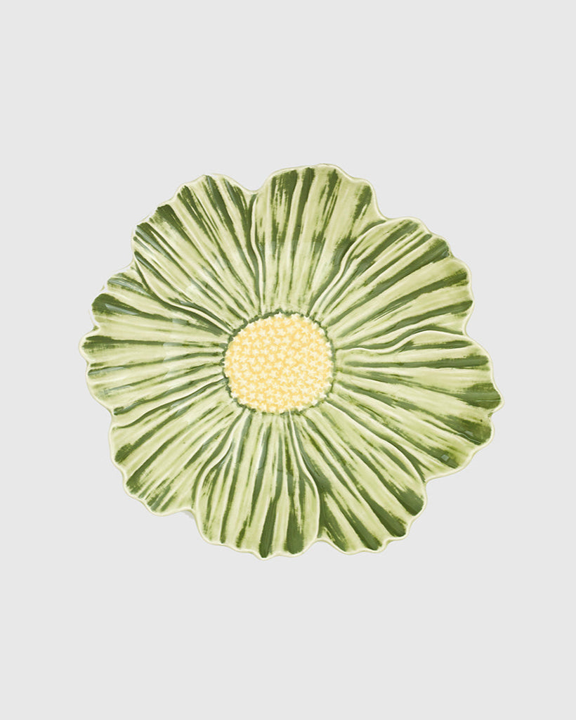 Dessert Plate Flor Verde