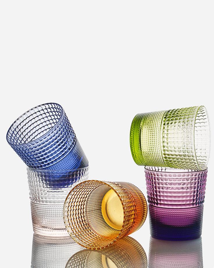 Set 6 verres Pikes Colours + Carafe Pikes Clear